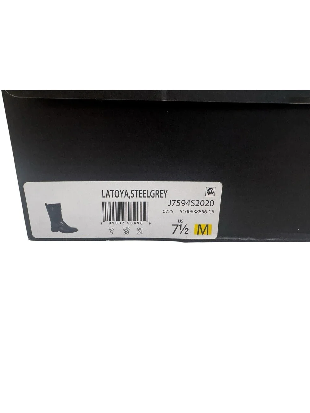 Naturalized Women's Latoya Steel Gray Moto Boots Size 7.5